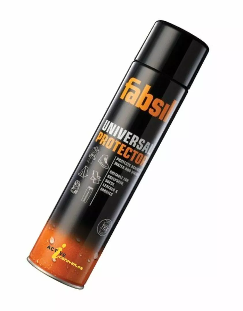 Protector impermeabilizante para toldos y avances Fabsil 2,5L especial para autocaravanas y caravanas Turmo Terrassa