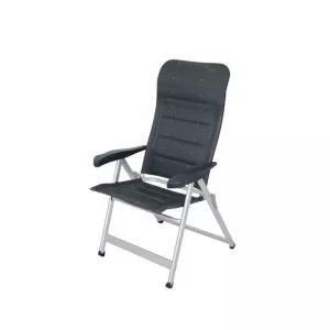 Silla deluxe Crespo plegable con reposabrazos para campings, ideal para el exterior de tu caravana o autocaravana. Disponible en Caravanas Turmo en Terrasa