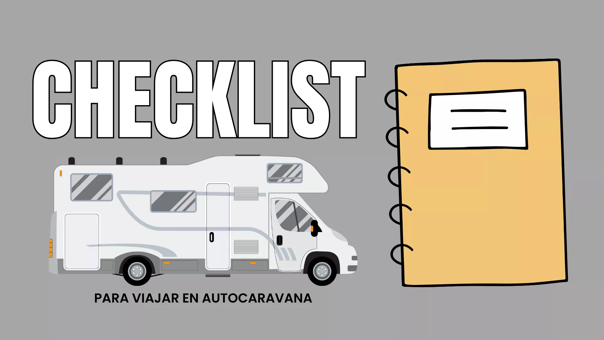 Checklist para viajar en autocaravana