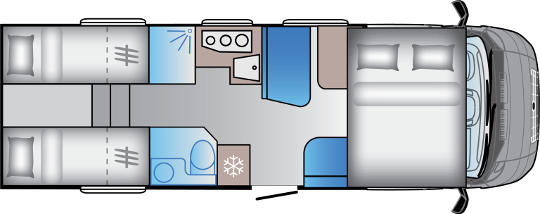 imagen planta Sun Living A 75 SL